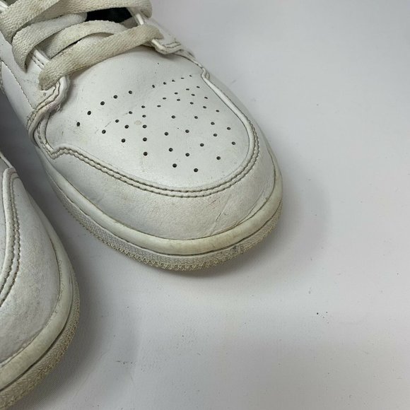 Nike Air Jordan 1 Mid White/Black/Gym Red - Picture 5 of 12